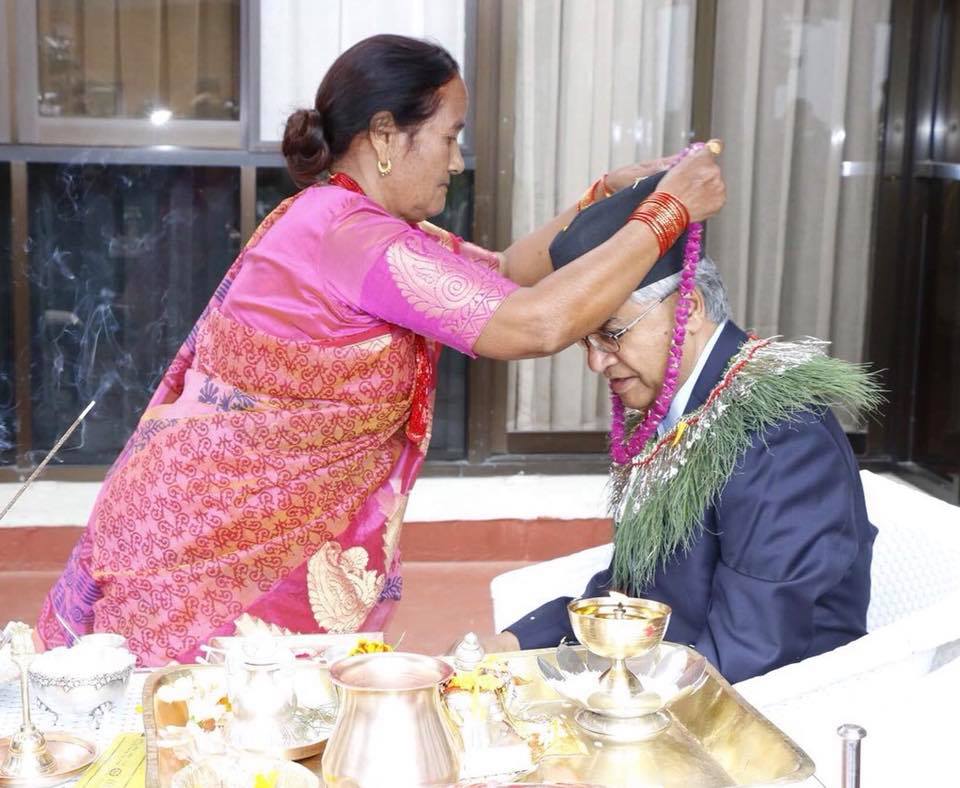 Sher Bahadur Deuba bhai tika 2